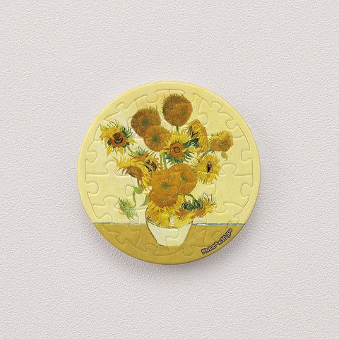 Pintoo D1252 Sunflowers, 1888 by Vincent van Gogh - 16pcs Jigsaw Puzzle Magnet