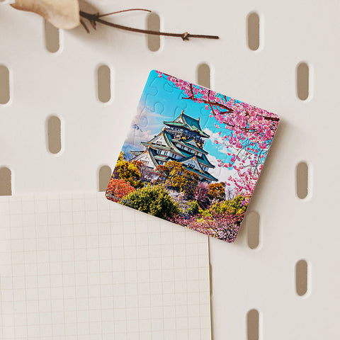 Pintoo D1300 Osaka Castle - 16pcs Jigsaw Puzzle Magnet