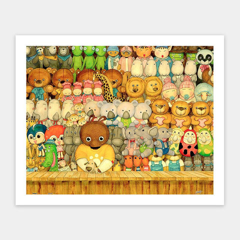 Cool Bear's Toyshop - 500 Piece Jigsaw Puzzle