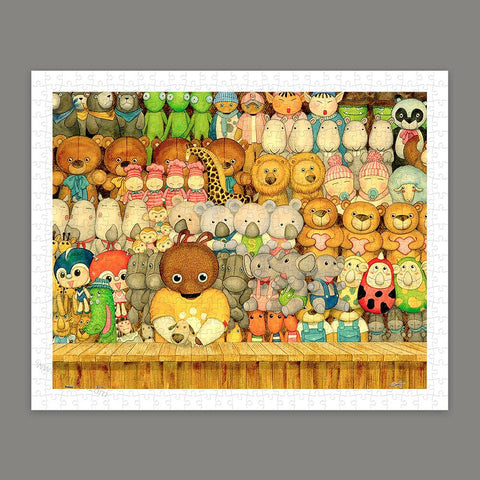 Cool Bear's Toyshop - 500 Piece Jigsaw Puzzle