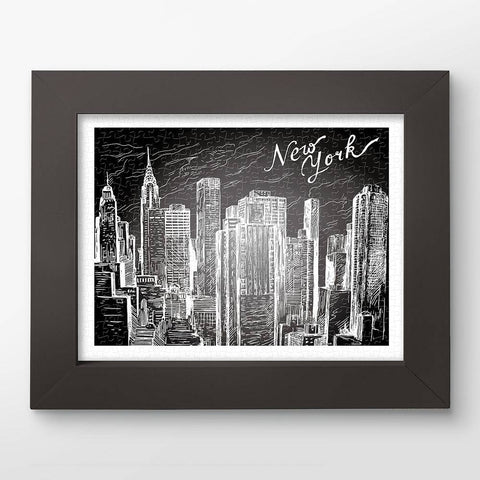 Sketches - New York City - 300 Piece Jigsaw Puzzle