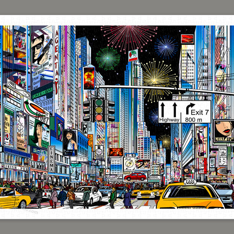 New York Time Square - 1000 Piece Jigsaw Puzzle