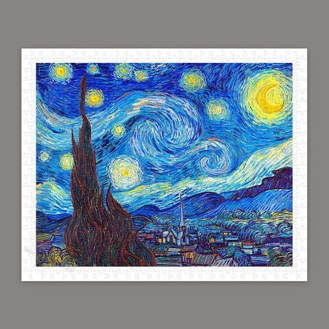 The Starry Night, June 1889 - 500 Piece Jigsaw Puzzle