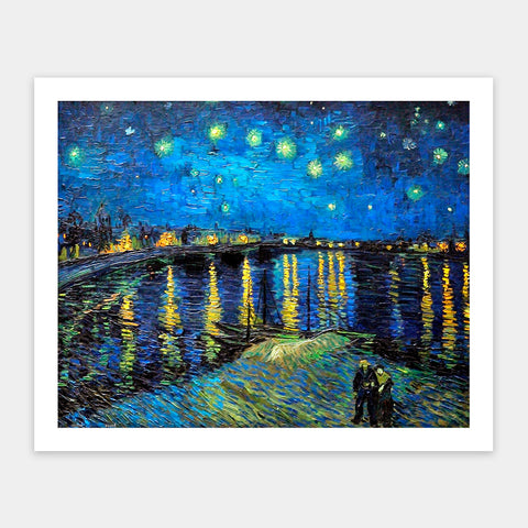 Starry Night Over the Rhone, 1888 - 500 Piece Jigsaw Puzzle