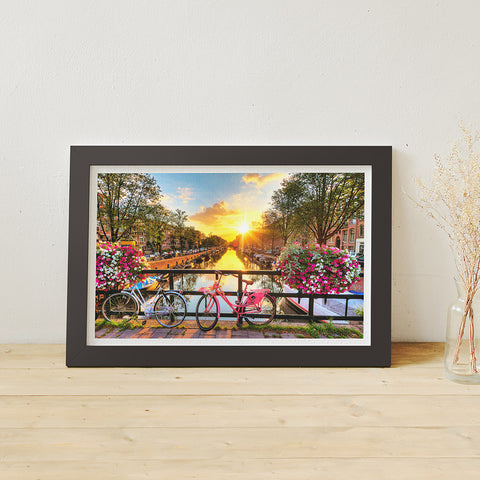 Beautiful Sunrise over Amsterdam - 1000 Piece Jigsaw Puzzle