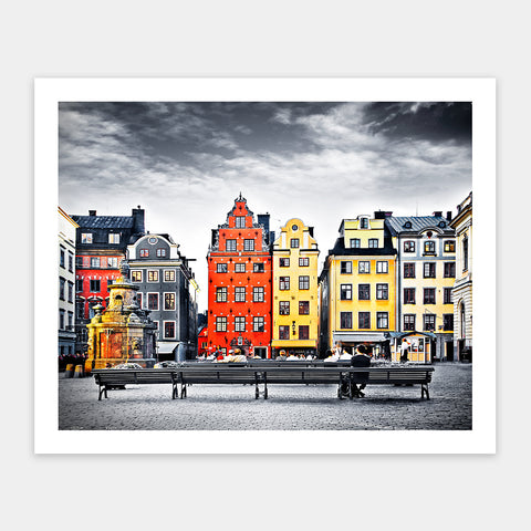 The Old Town of Stockholm, Sweden - 500 Piece Jigsaw Puzzle