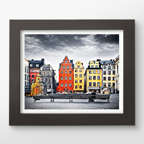 The Old Town of Stockholm, Sweden - 500 Piece Jigsaw Puzzle