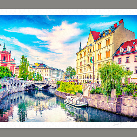 Ljubljana, Slovenia - 1000 Piece Jigsaw Puzzle