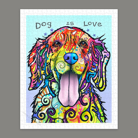 Dog Is Love - 500 Piece Jigsaw Puzzle