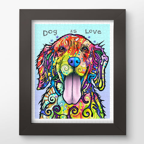 Dog Is Love - 500 Piece Jigsaw Puzzle