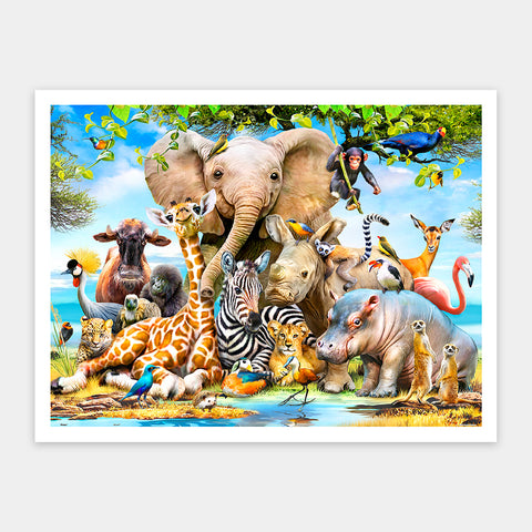 Africa Smile - 1200 Piece Jigsaw Puzzle