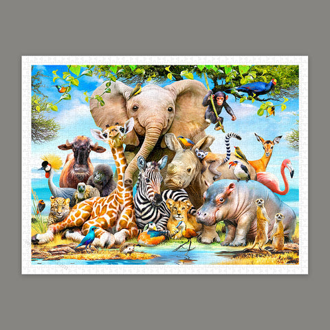 Africa Smile - 1200 Piece Jigsaw Puzzle