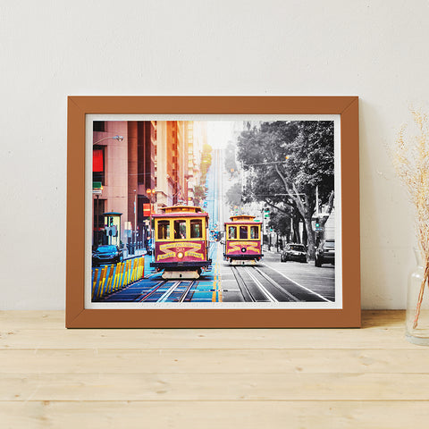 Cable Cars on California Street, San Francisco - 1200 Piece Jigsaw Puzzle