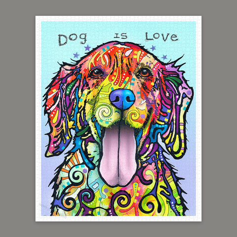 Dog Is Love - 2000 Piece Jigsaw Puzzle