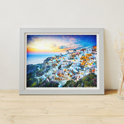 Beautiful Sunset of Greece - 1200 Piece Jigsaw Puzzle