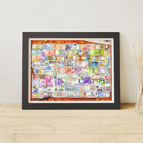 Currency of the World - 1200 Piece Jigsaw Puzzle