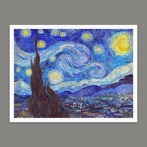 The Starry Night, June 1889 - 1200 Piece Jigsaw Puzzle