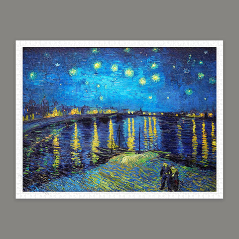 Starry Night Over the Rhone, 1888 - 1200 Piece Jigsaw Puzzle