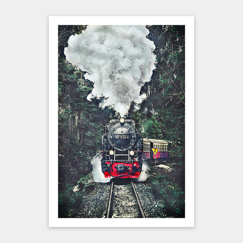 The Steam Train, Switzerland - 600 Piece Jigsaw Puzzle