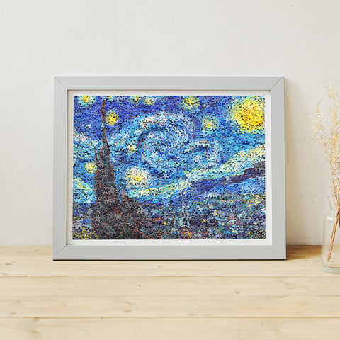 Puzzle in Puzzle - Van Gogh's Starry Night - 1200 Piece Jigsaw Puzzle