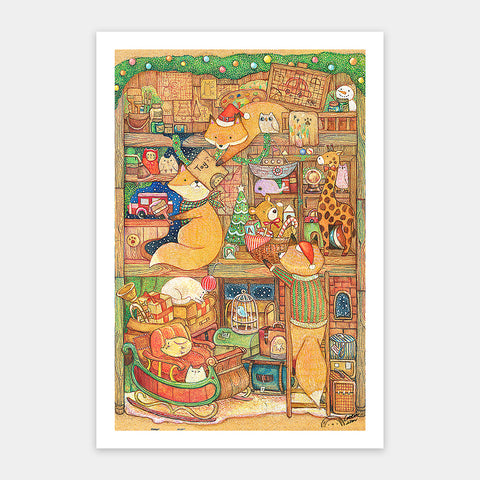 Fox's Christmas Store - 600 Piece Jigsaw Puzzle