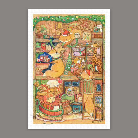 Fox's Christmas Store - 600 Piece Jigsaw Puzzle