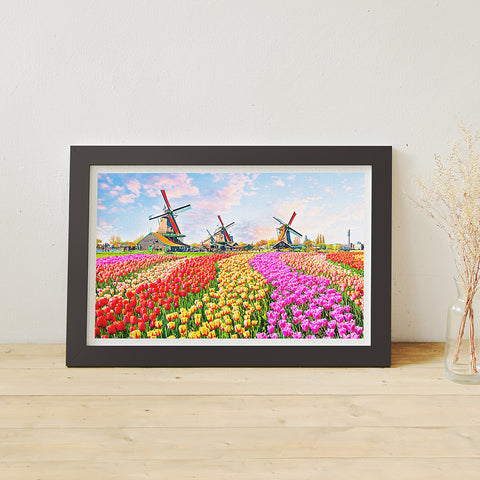 Zaanse Schans, Netherlands - 1000 Piece Jigsaw Puzzle