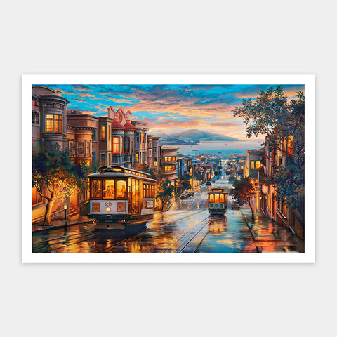 Cable Car Heavens - 1000 Piece Jigsaw Puzzle