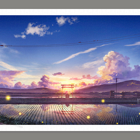 Pintoo H2395 Sunset of Shinden - 1000 Piece Jigsaw Puzzle