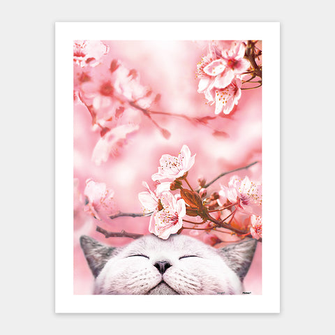 Sakura Cat - 300 Piece Jigsaw Puzzle