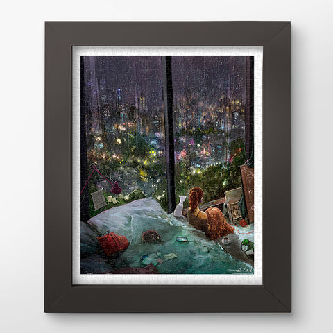 Rainy Night - 500 Piece Jigsaw Puzzle