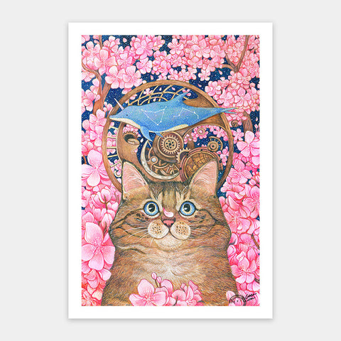 Pintoo H2786 The Whimsical World of Sakura Cat by Cotton Lion - 600 Piece Jigsaw Puzzle