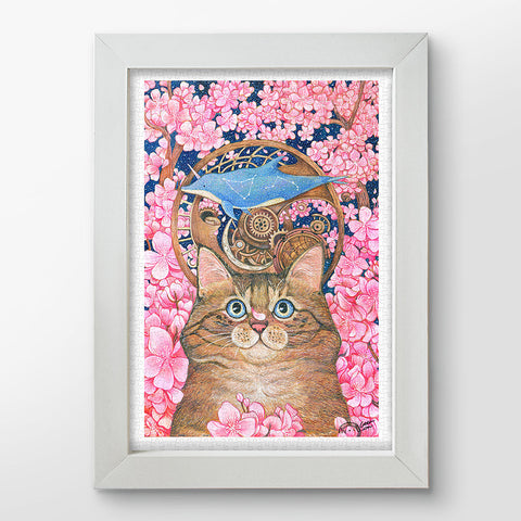 Pintoo H2786 The Whimsical World of Sakura Cat by Cotton Lion - 600 Piece Jigsaw Puzzle