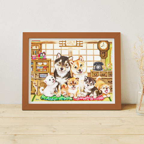 Pintoo H2824 Shiba Family by Kayomi - 1200 Piece Jigsaw Puzzle