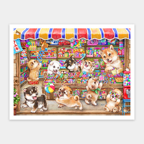 Pintoo H2825 Shiba's Candy Store by Kayomi - 1200 Piece Jigsaw Puzzle