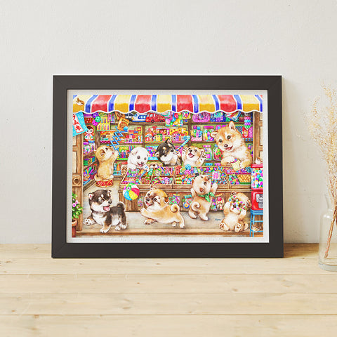 Pintoo H2825 Shiba's Candy Store by Kayomi - 1200 Piece Jigsaw Puzzle