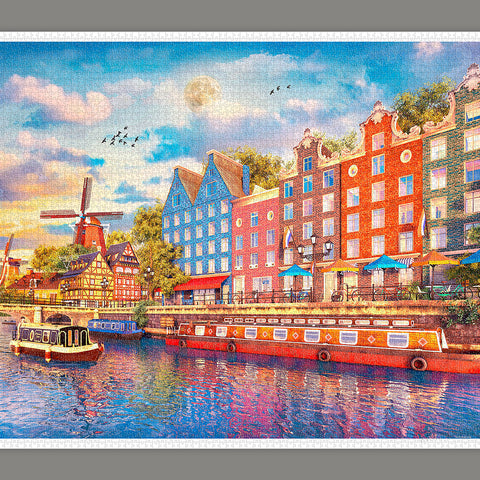 Afternoon in Amsterdam - 4800 Piece Jigsaw Puzzle