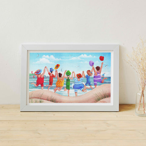 Pintoo H3273 Beach Party Rainbow Scene by Peter Adderley - 1000 Piece Jigsaw Puzzle