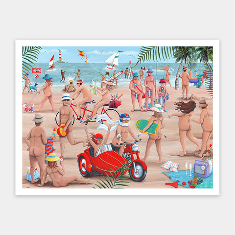 Pintoo H3274 The Nudist Beach by Peter Adderley - 1200 Piece Jigsaw Puzzle