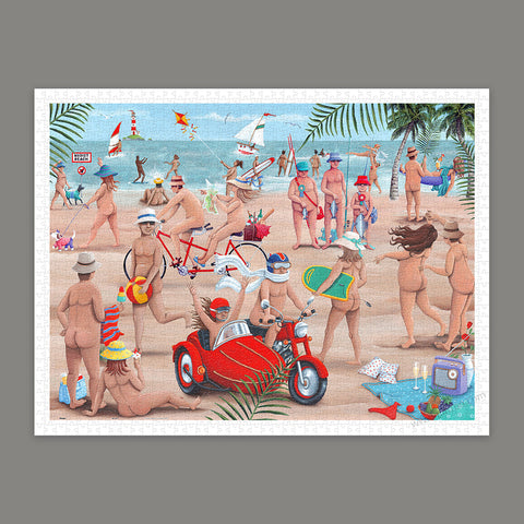 Pintoo H3274 The Nudist Beach by Peter Adderley - 1200 Piece Jigsaw Puzzle