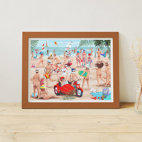 Pintoo H3274 The Nudist Beach by Peter Adderley - 1200 Piece Jigsaw Puzzle