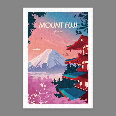 Pintoo H3298 World Travel by Studio Inception - Mount Fuji - 600 Piece Jigsaw Puzzle