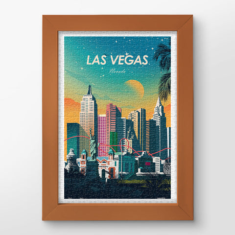 Pintoo H3303 World Travel by Studio Inception - Las Vegas - 600 Piece Jigsaw Puzzle