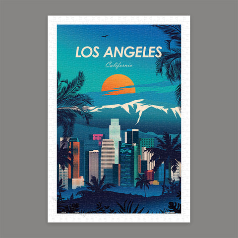 Pintoo H3305 World Travel by Studio Inception - Los Angeles - 600 Piece Jigsaw Puzzle