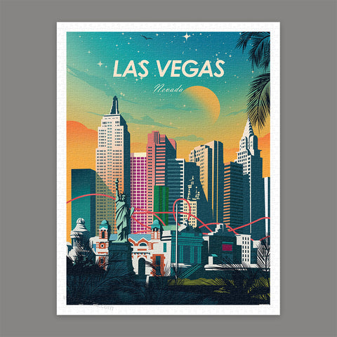 Pintoo H3308 World Travel by Studio Inception - Las Vegas - 1200 Piece Jigsaw Puzzle