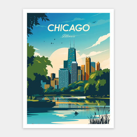 Pintoo H3309 World Travel by Studio Inception - Chicago - 1200 Piece Jigsaw Puzzle