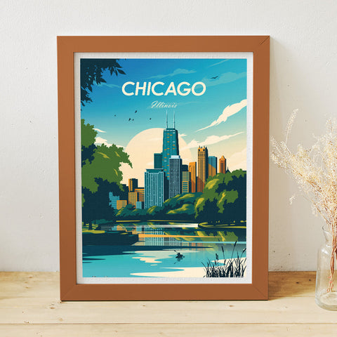 Pintoo H3309 World Travel by Studio Inception - Chicago - 1200 Piece Jigsaw Puzzle