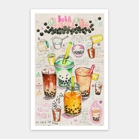 Pintoo H3339 Bubble Tea by Lucile Prache - 1000 Piece Jigsaw Puzzle