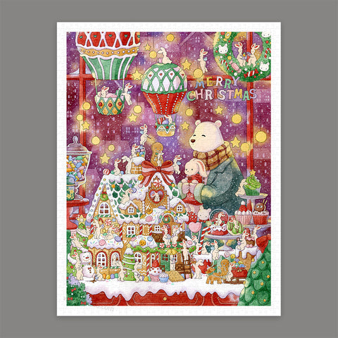 Emily - The Bunny Squad Series - Christmas Candy - 1200 Piece Jigsaw Puzzle