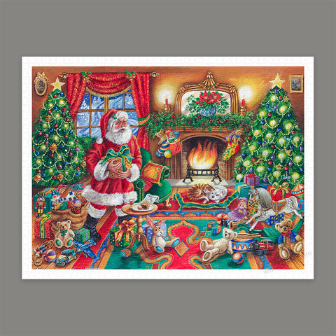 Santa Christmas Eve - 1200 Piece Jigsaw Puzzle